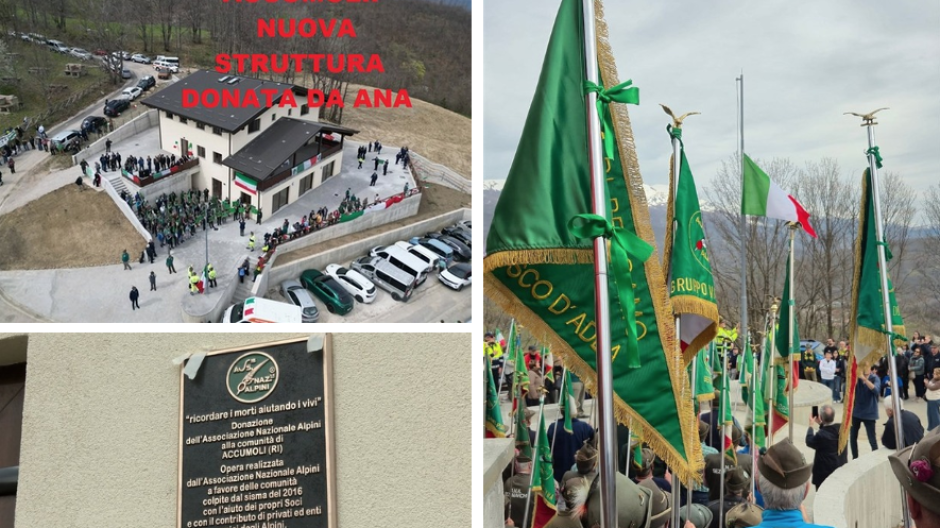 Dall’Ossola ad Accumoli: il serizzo nella nuova casa degli Alpini - FOTO